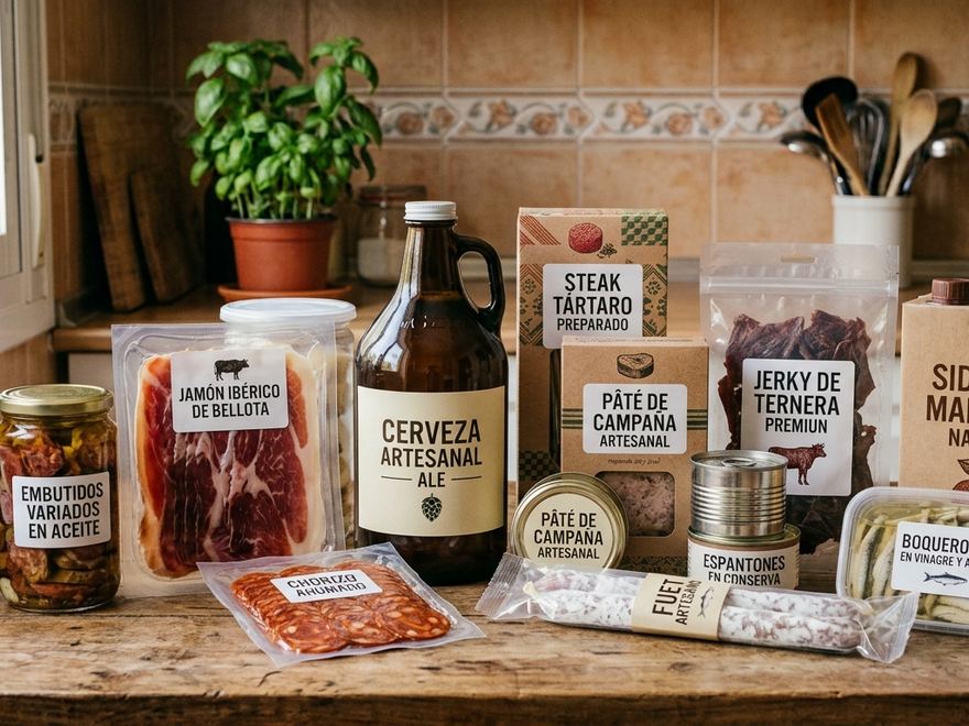 Embutidos, conservas y bebidas